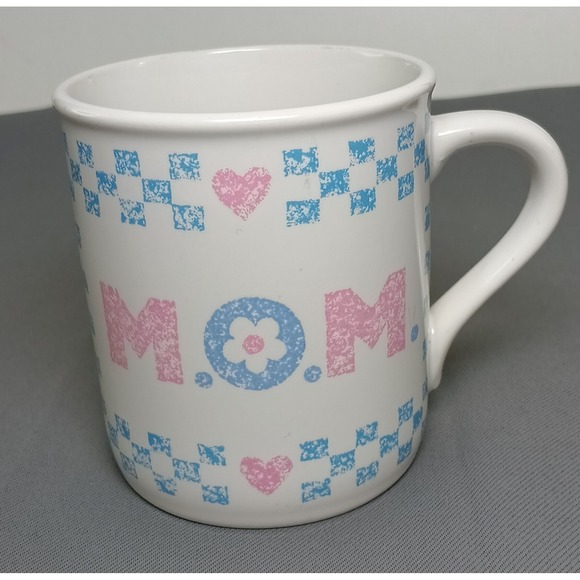 Hallmark Other - Vintage 1985 MOM Mug‎ Cup  Hallmark Ceramic White Retro 80s